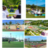 Green spaces suitable for sports that can be done in the open area; tennis, basketball, and volleyball facilities